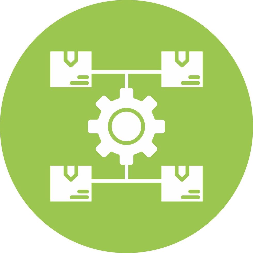 Product Management Line Style Symbol vector