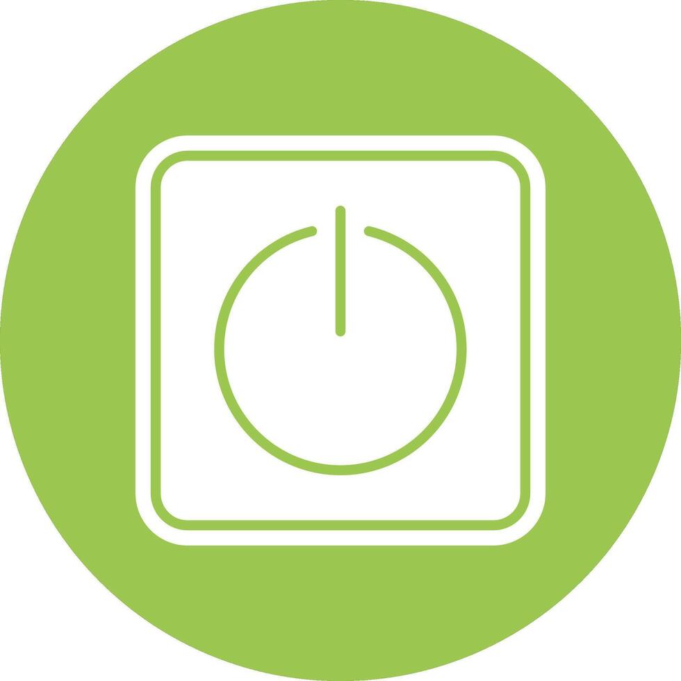 Power On Tech Style Illustration vector