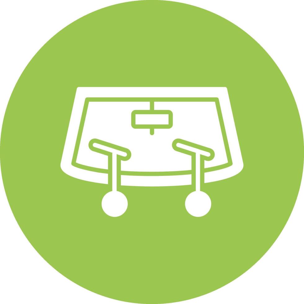 Wiper Interactive Icon Badge vector