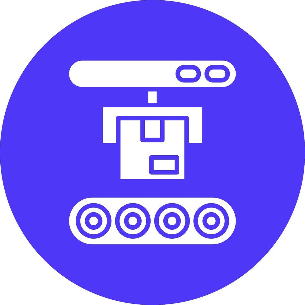 Conveyor Belt Color Enhanced Graphic vector