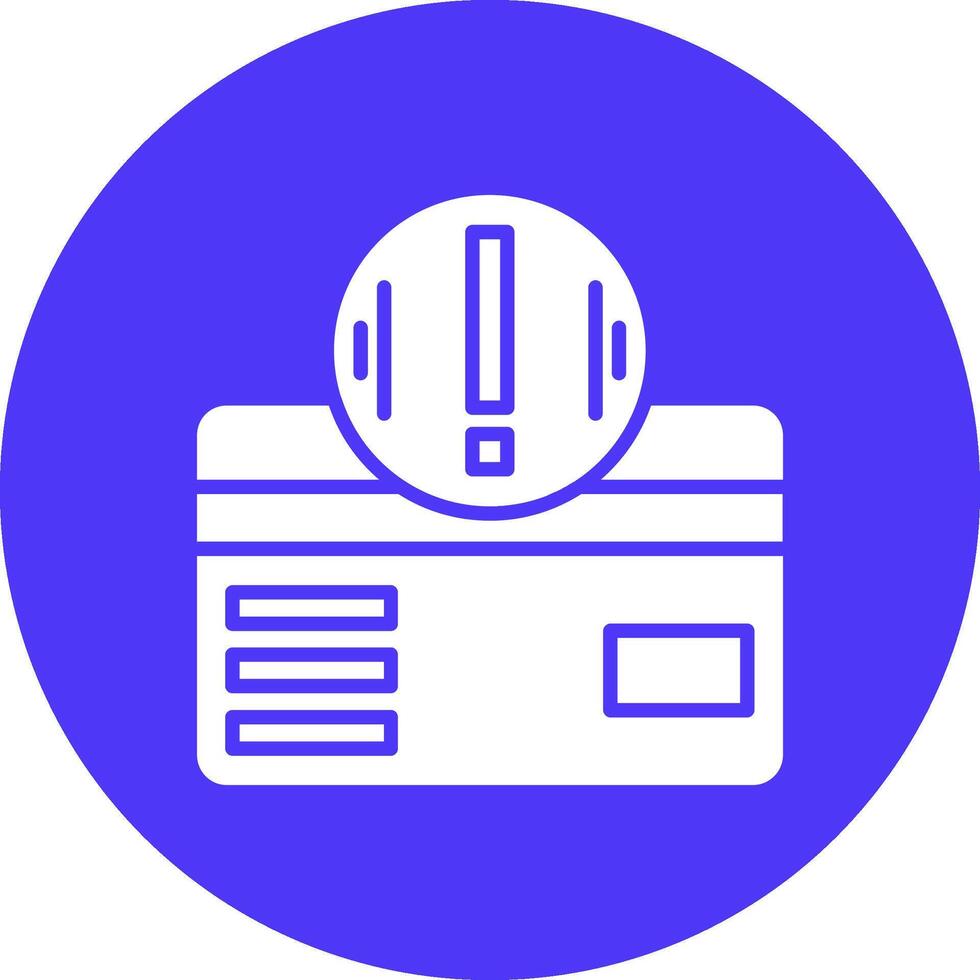 Credit Card Vibrant UI Element vector