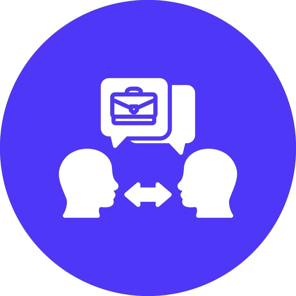 Counselling Clean Grid Icon vector