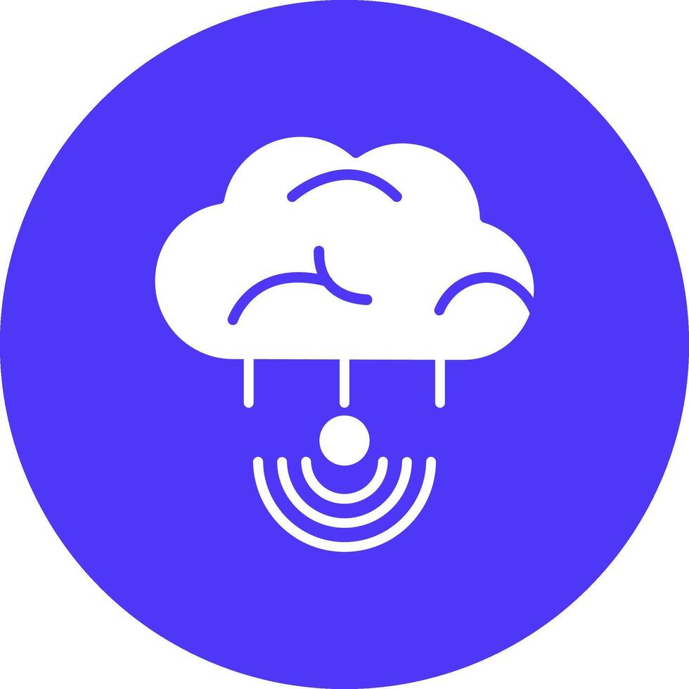Cloud Connection Digital UI Element vector