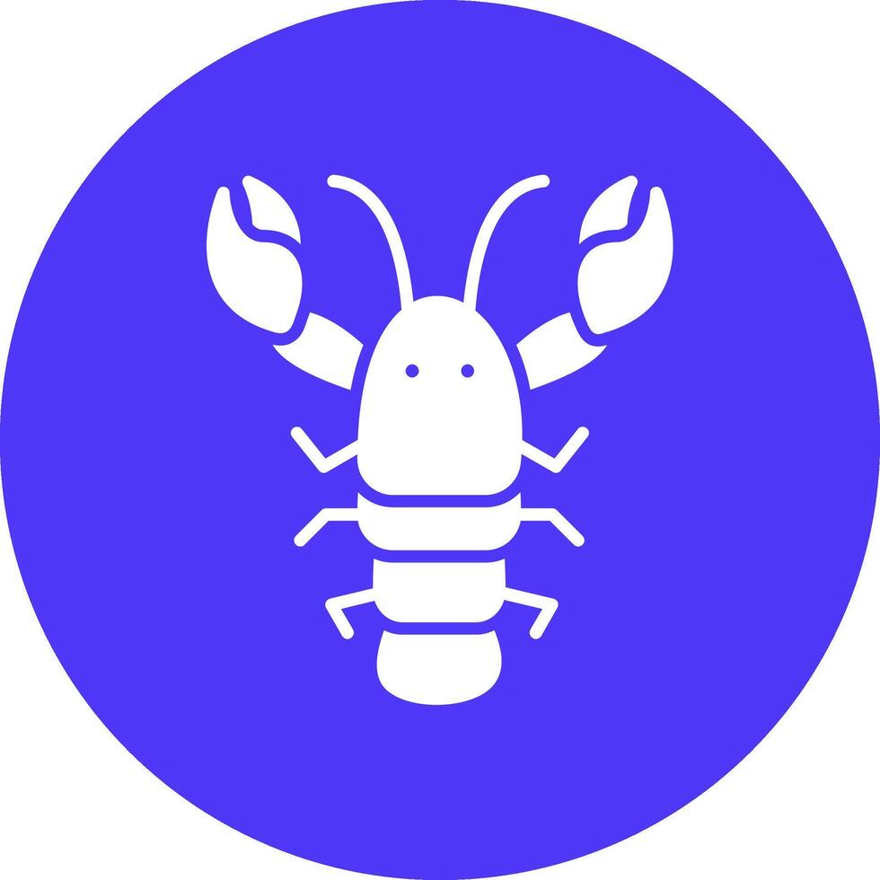 Lobster Flat Styled Symbol vector