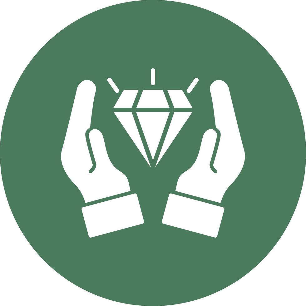 Diamond Bold App Illustration vector