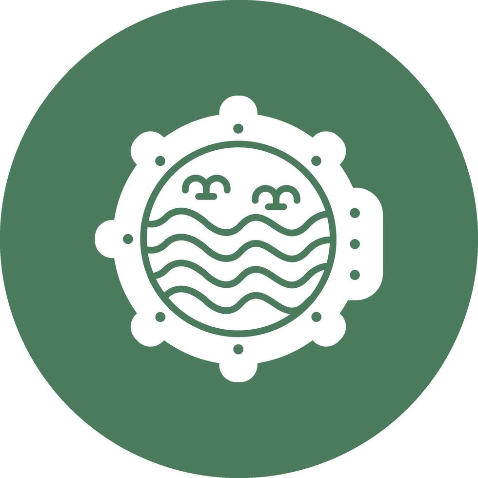 Porthole Digital Abstract Form vector