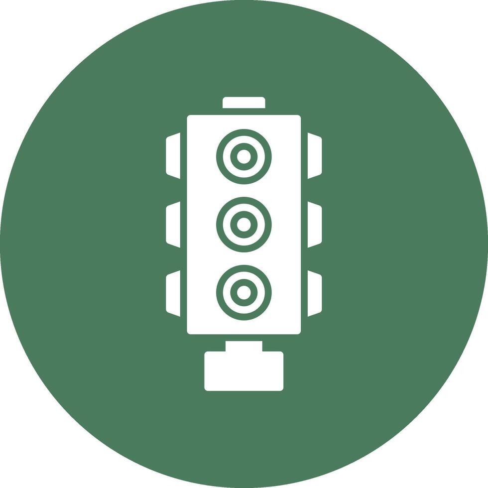 Traffic Light Web Interface Symbol vector