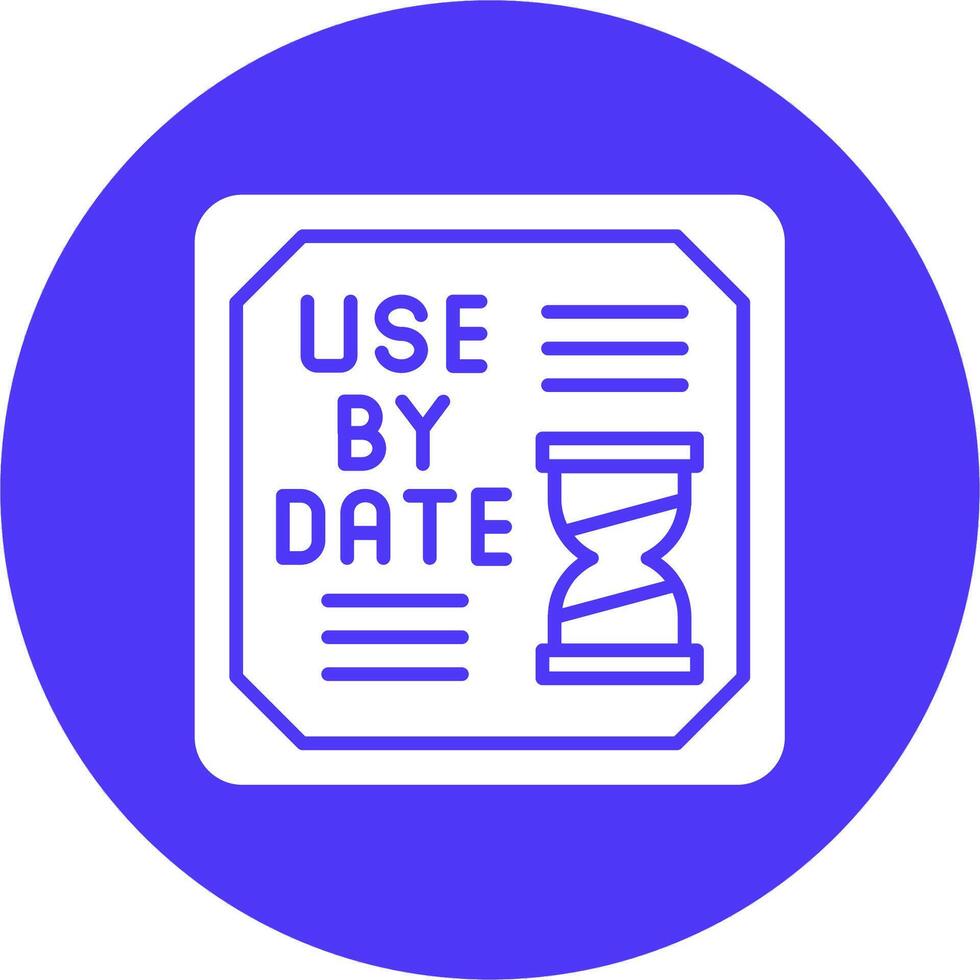Use By Date Soft Shadow Design vector