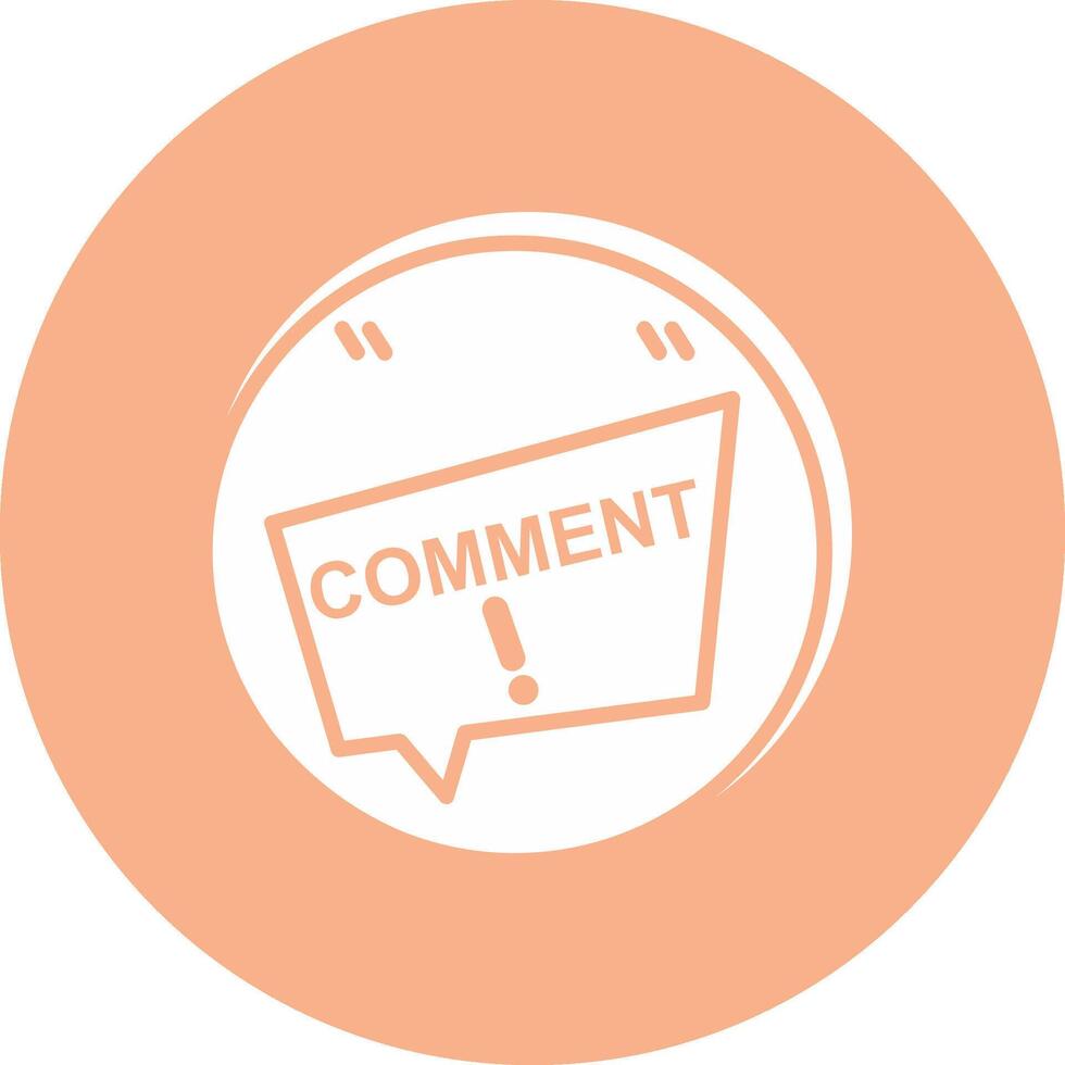 Comment Cool Tone vector