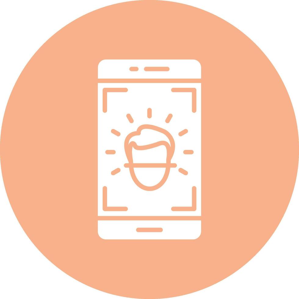 Face Id Smart UI Graphic vector