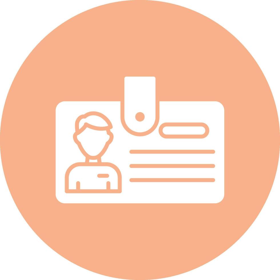 Id Card Minimalist Graphic vector