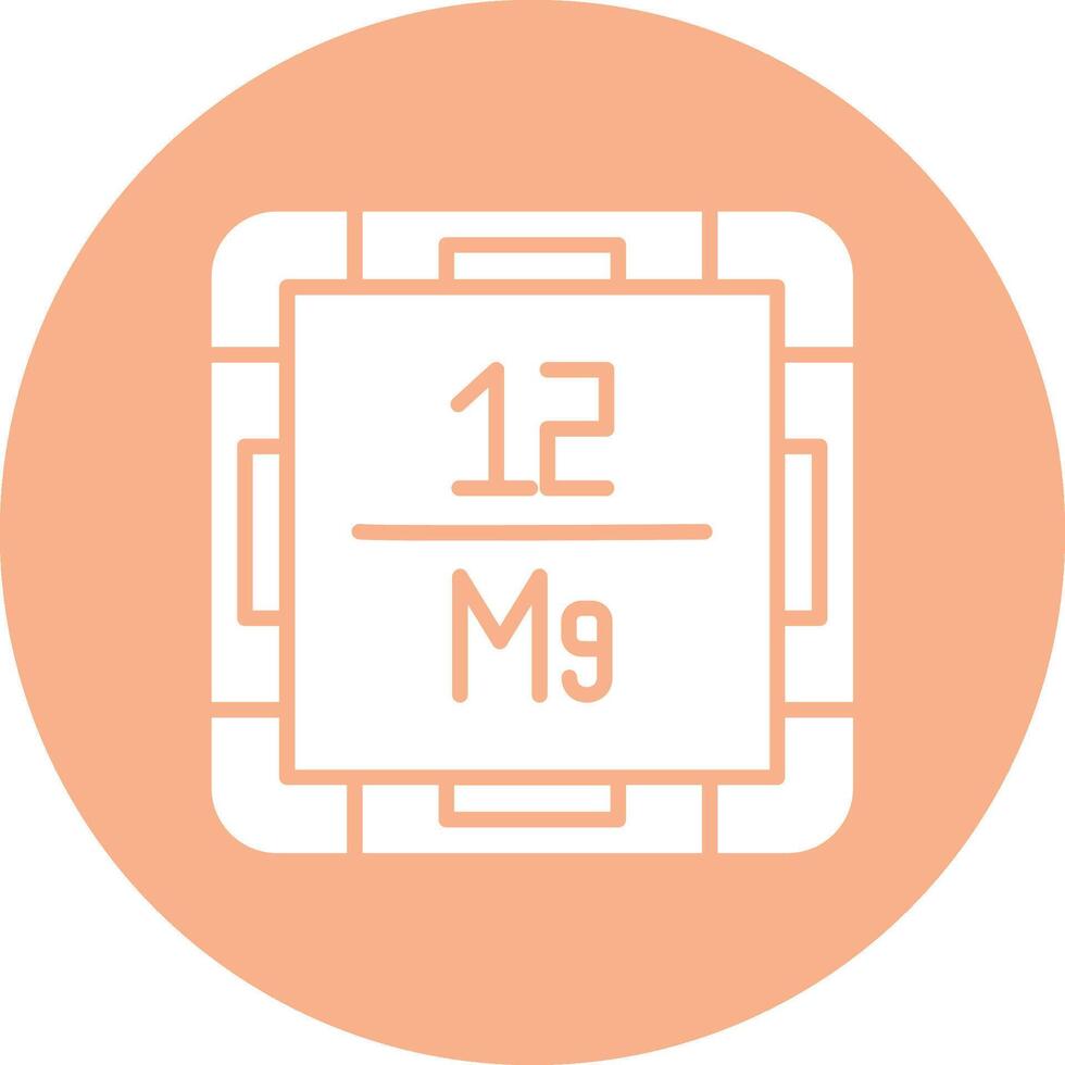 Magnesium Minimal Outline Artwork vector