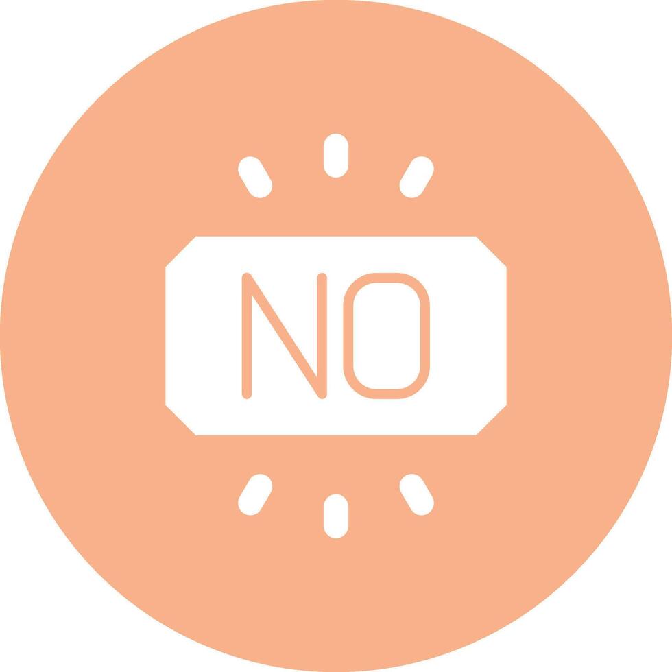 No Sleek Graphic Mark vector
