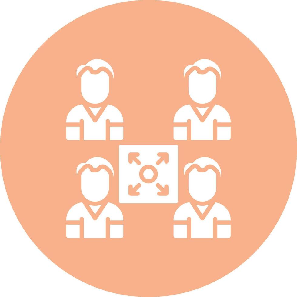 Meeting Point Stylized Tech Element vector