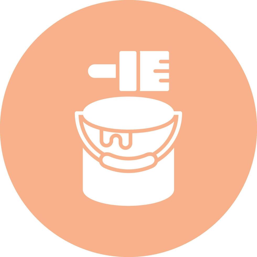 Paint Playful Line Icon vector