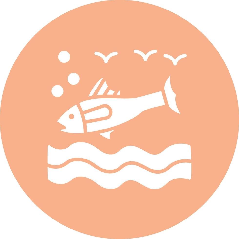 Salmon Bold App Illustration vector