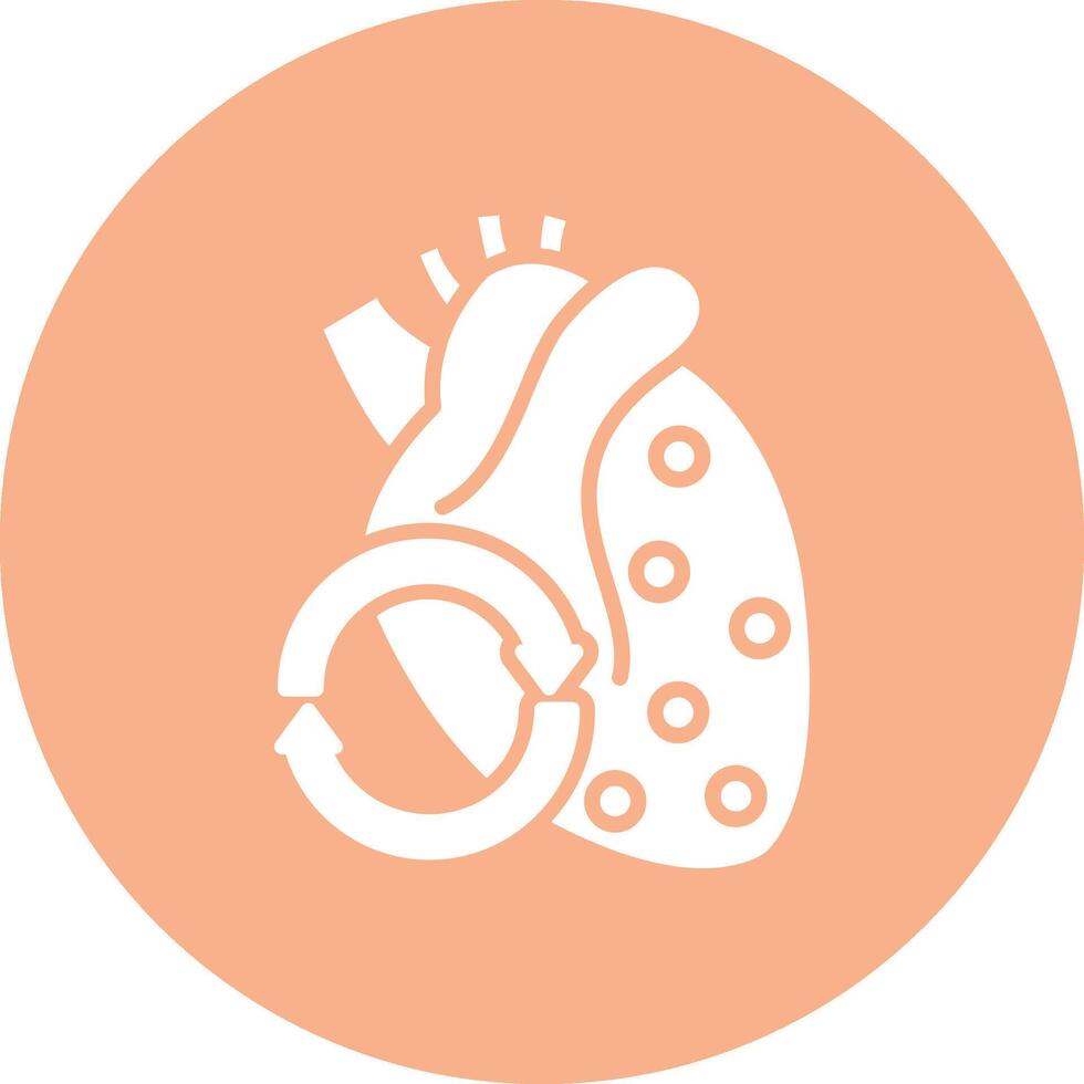 Transplant Mono Icon Symbol vector