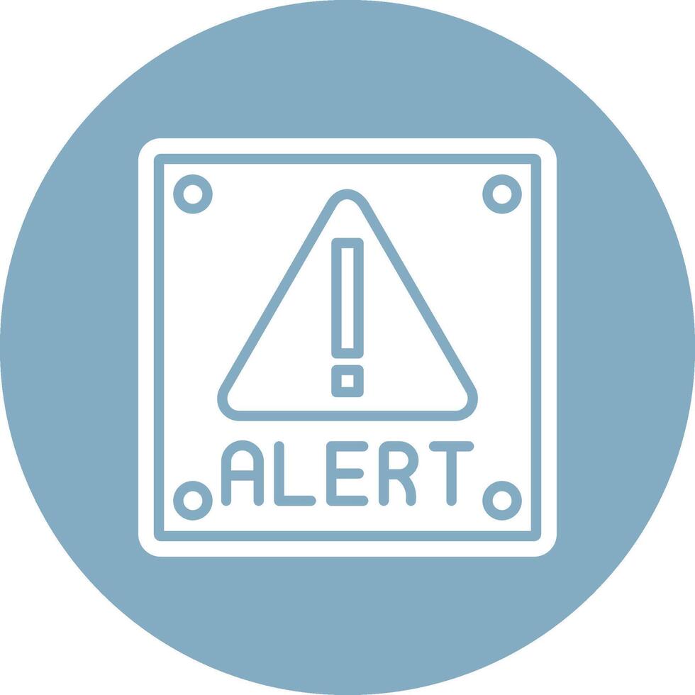 Alert Stylized Tech Element vector