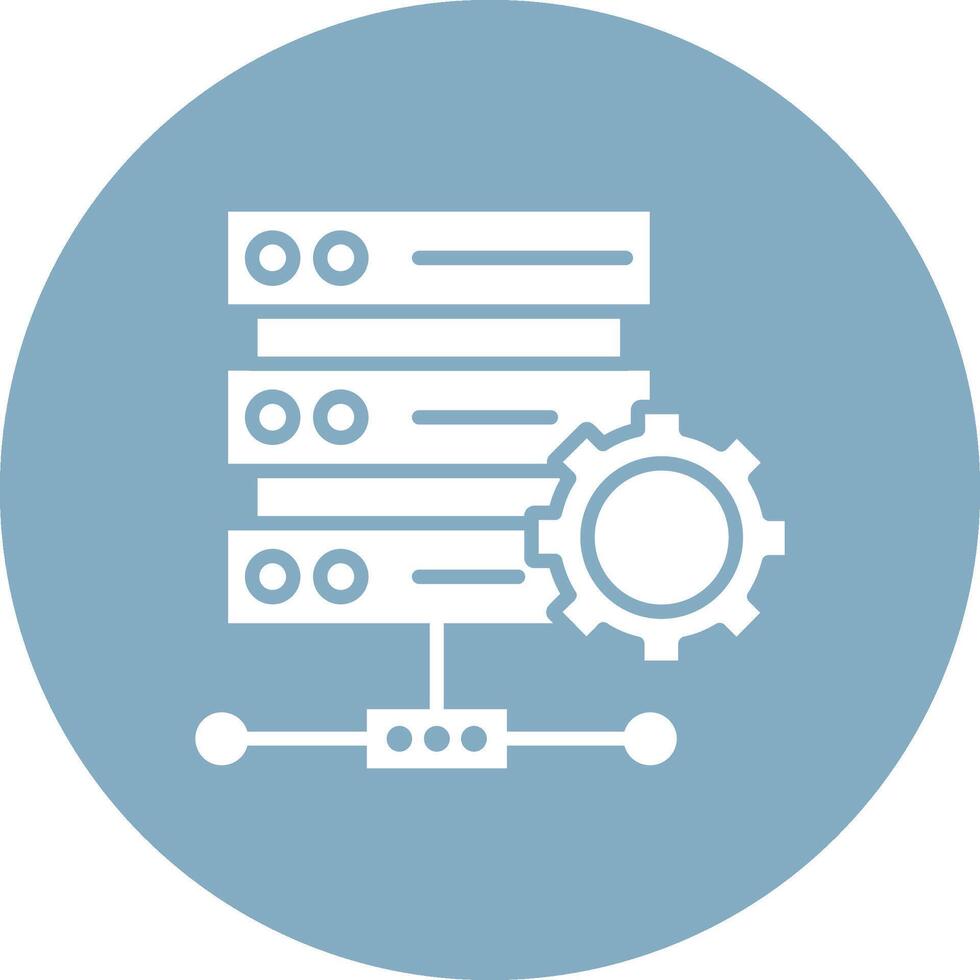 Hosting Playful Line Icon vector