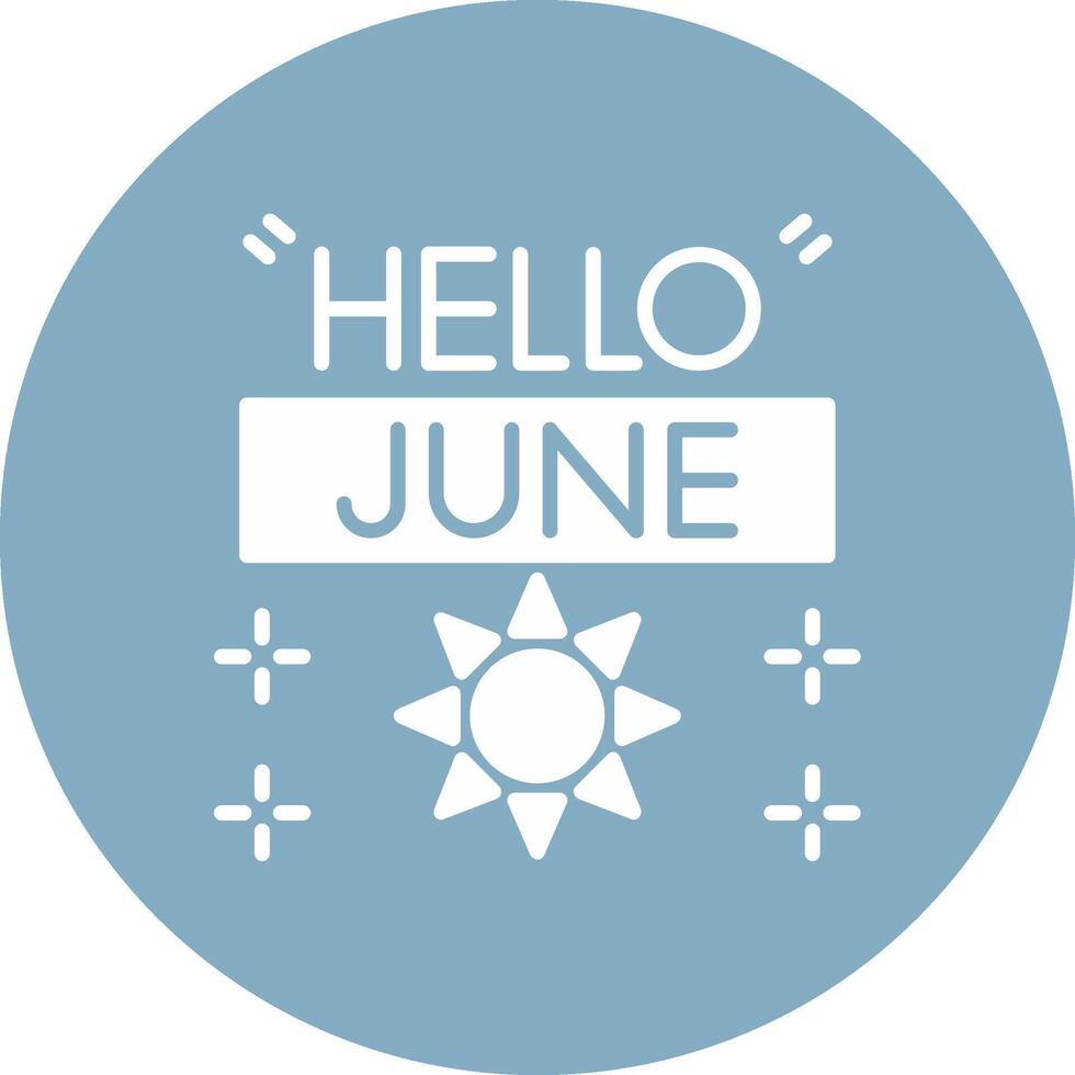 June Business Style Symbol vector