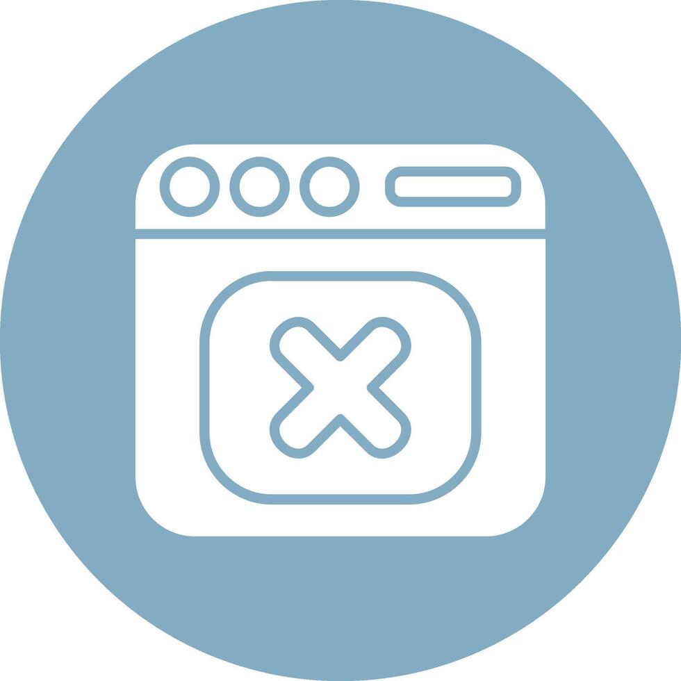Rejected Interactive UI Graphic vector