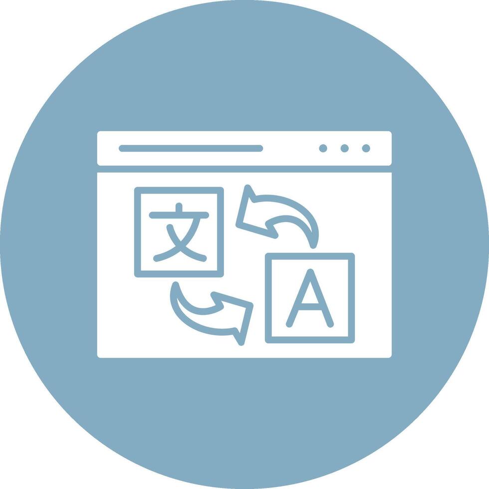 Translation Crisp Flat Art vector