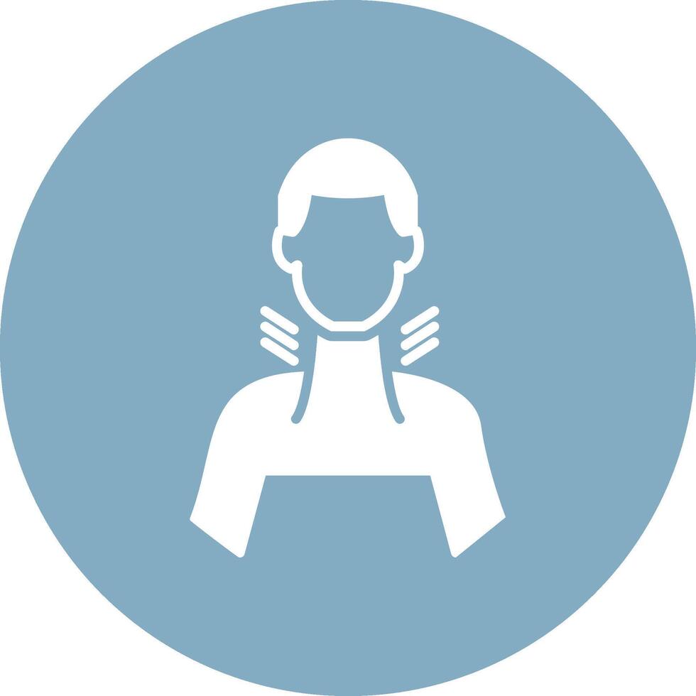 Throat Detailed Line Sketch vector