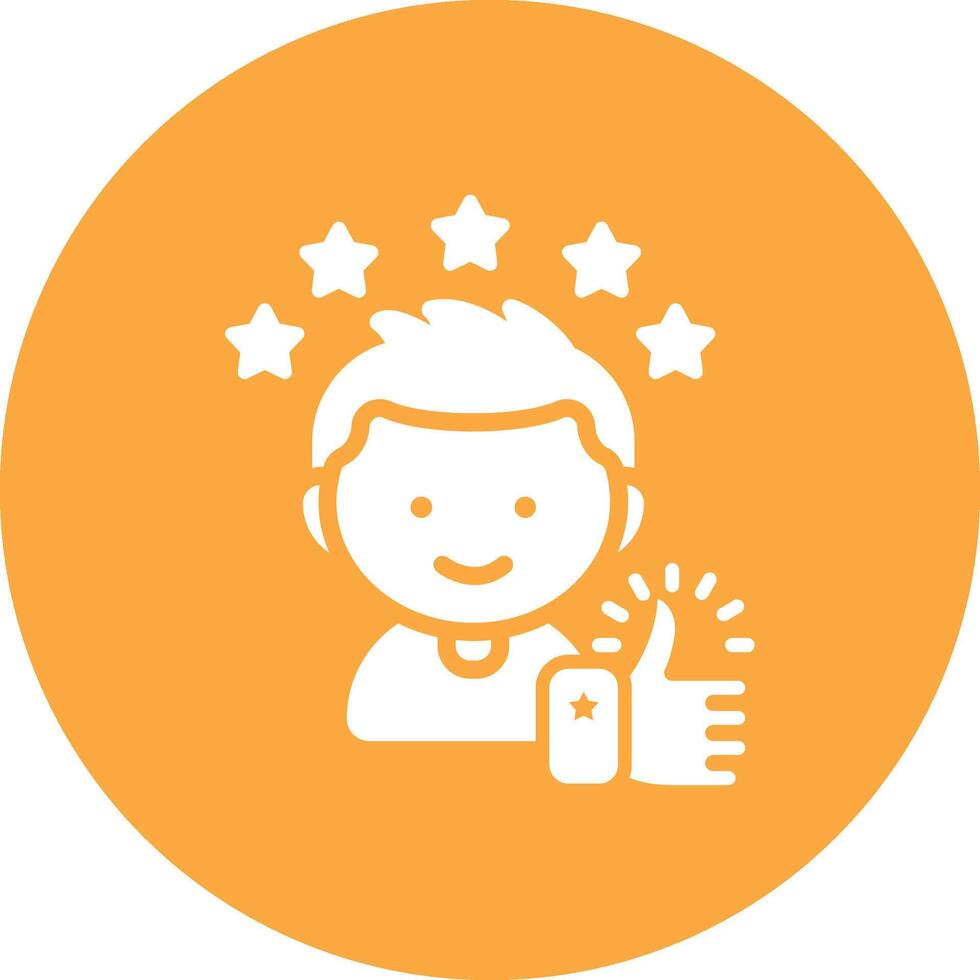 Best Customer Experience Minimal Outline Artwork vector