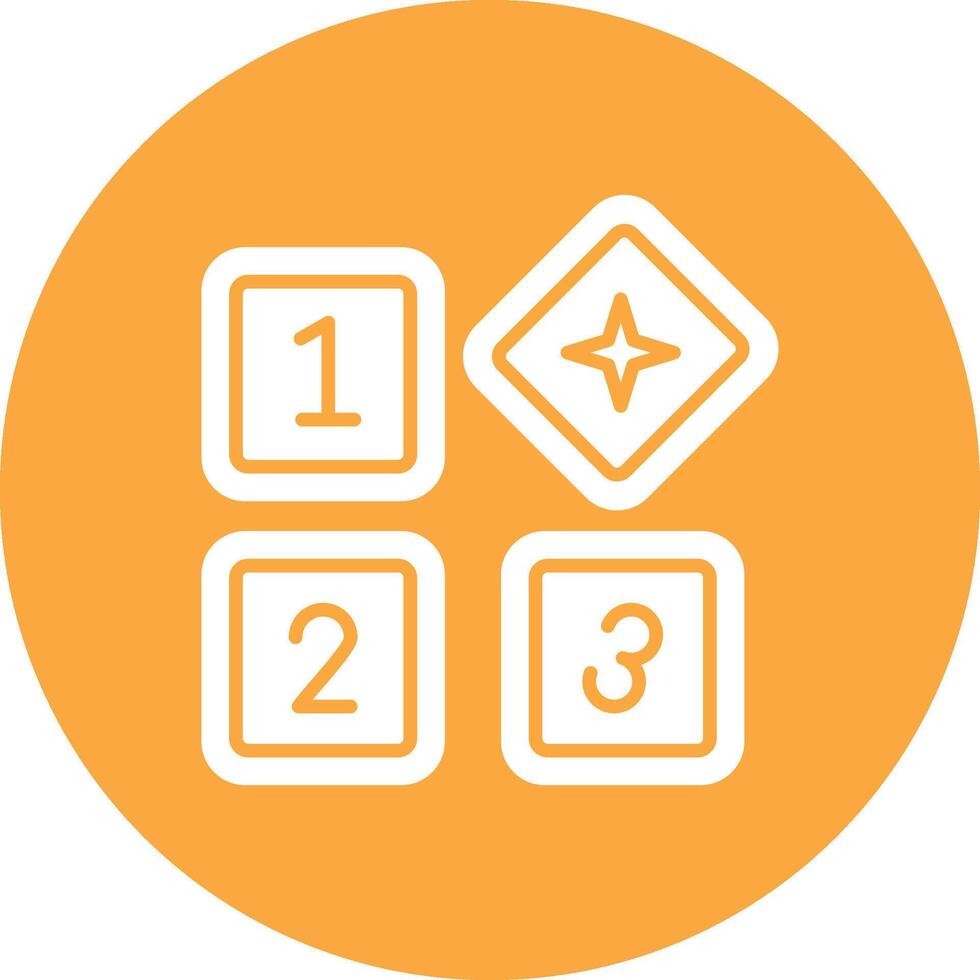 Block Mobile App Graphic vector