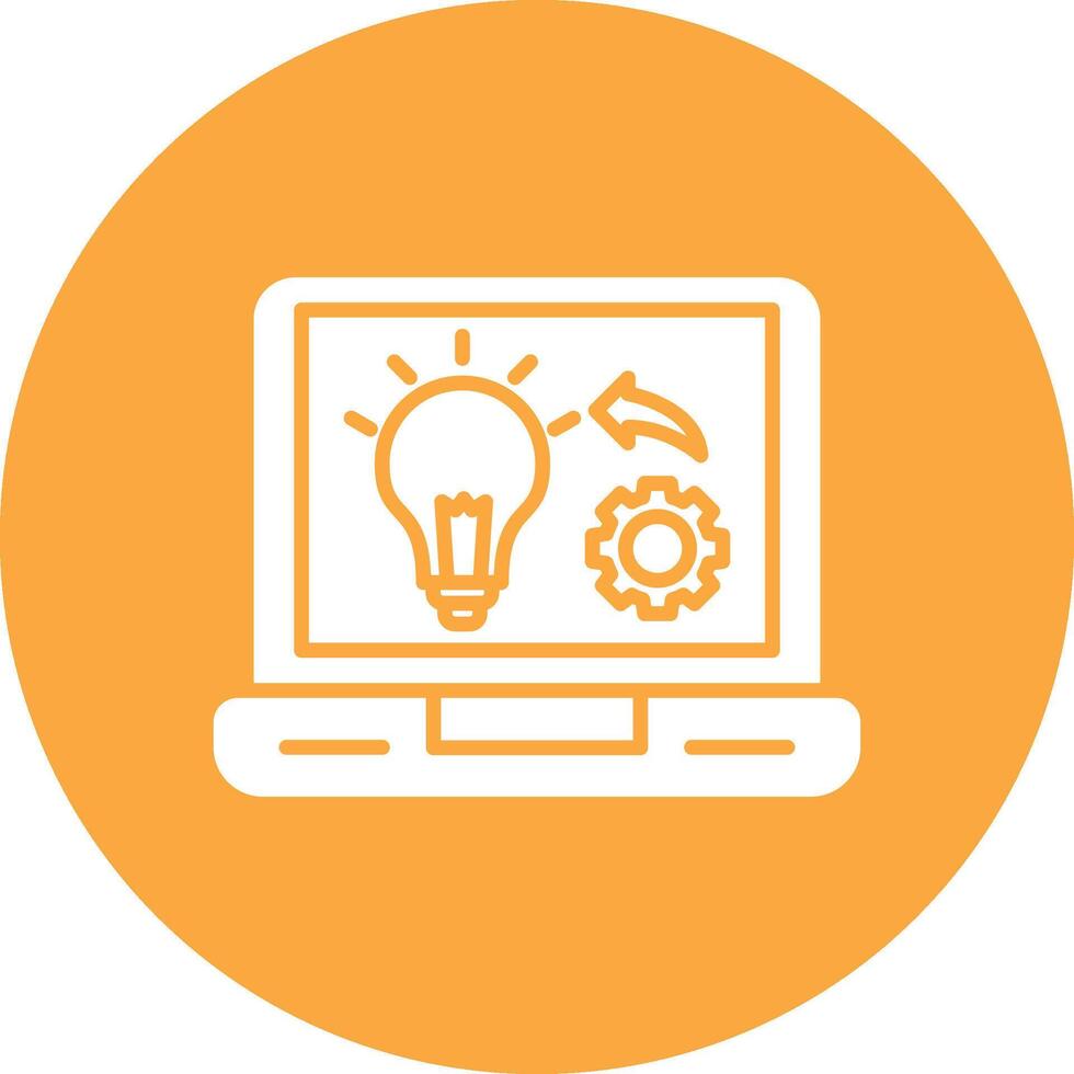 Laptop Sharp Edge Symbol vector