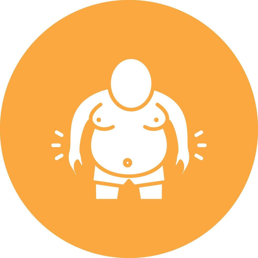 Overweight Cool Tone vector