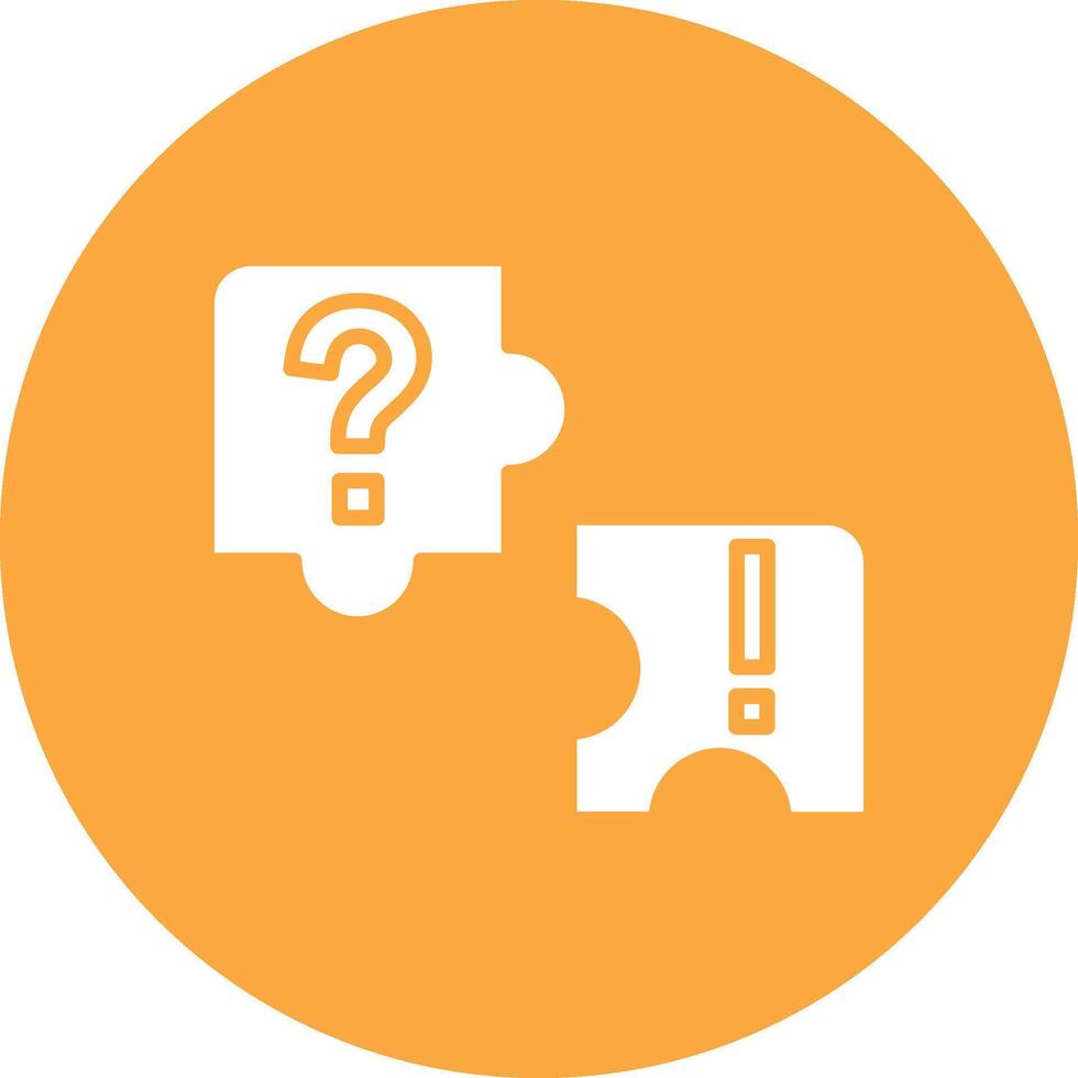Puzzle Modern App Icon vector