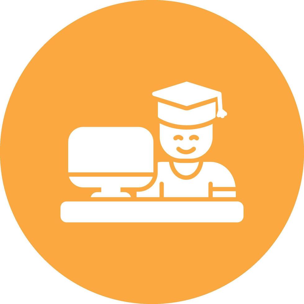 Student Color Enhanced Graphic vector