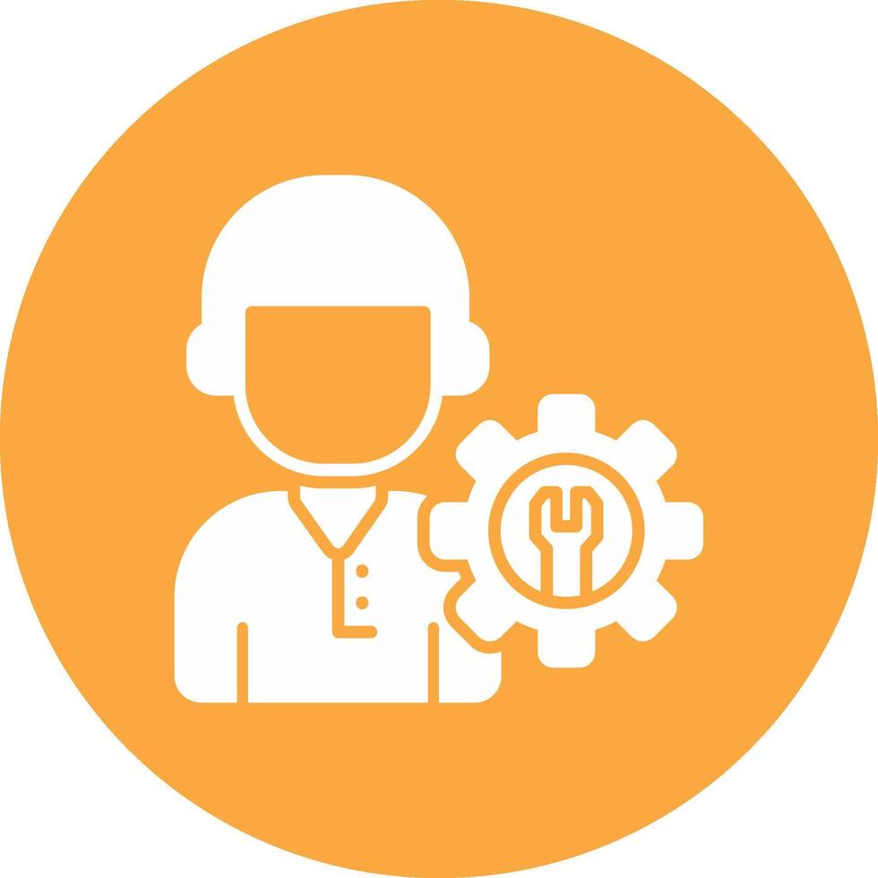 Technical Support Flat Styled Symbol vector