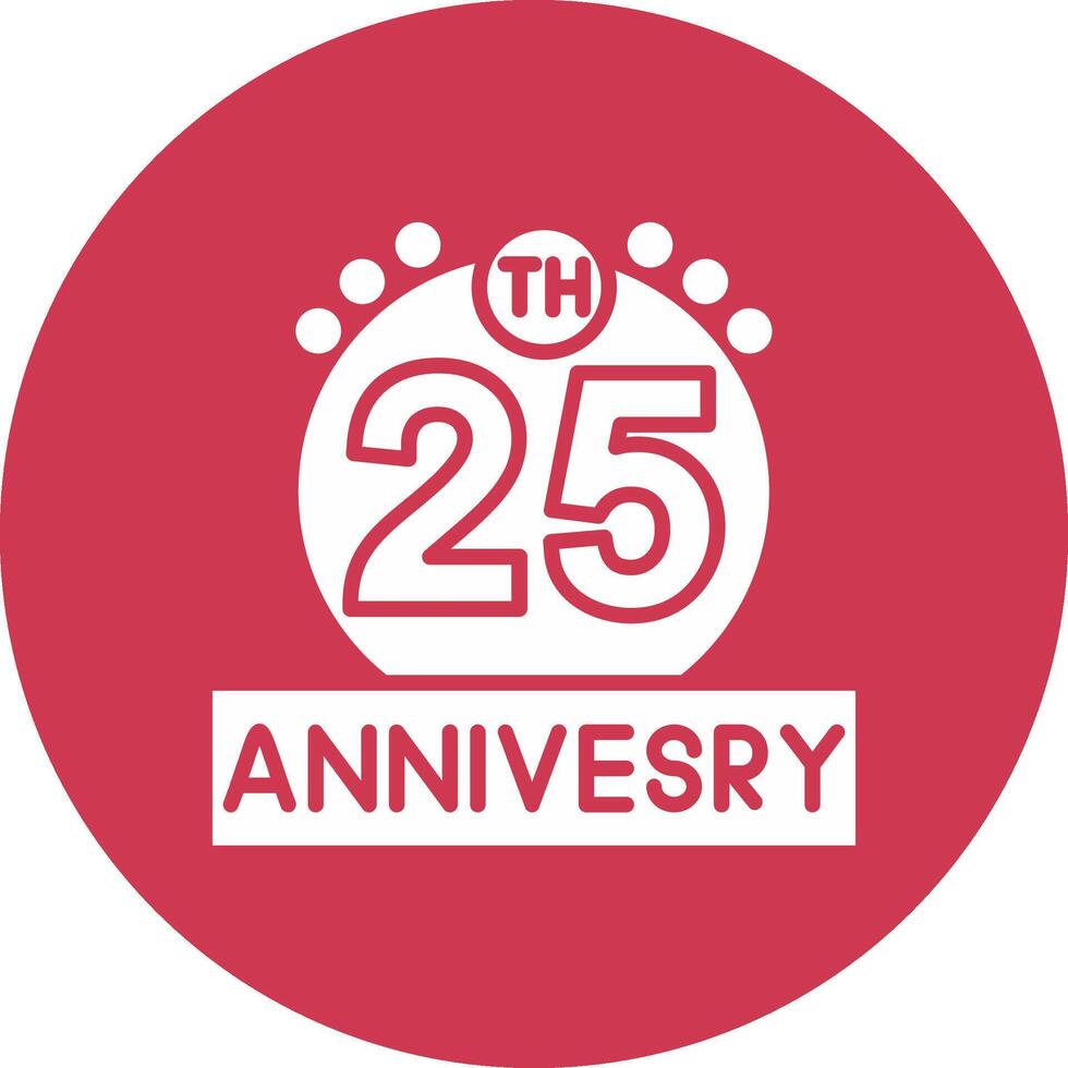 25th Anniversary Interface Sketch Art vector
