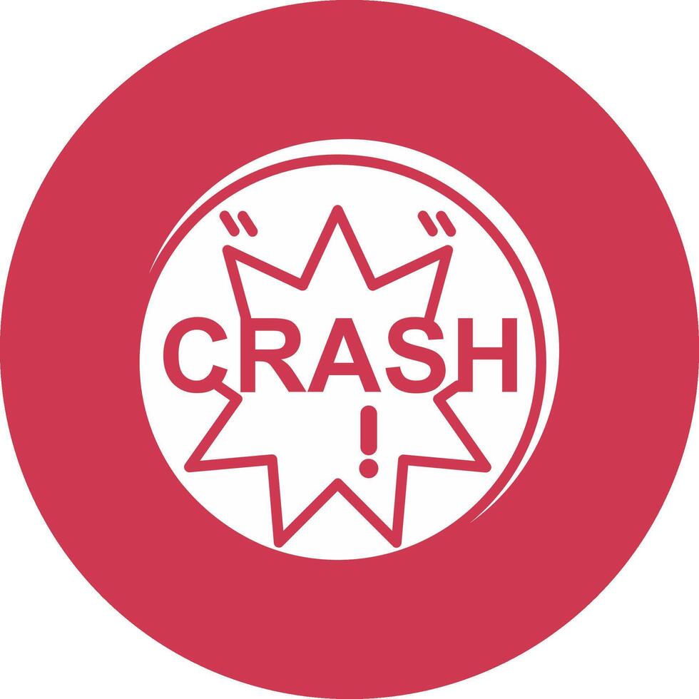 Crash Functional Flat Style vector