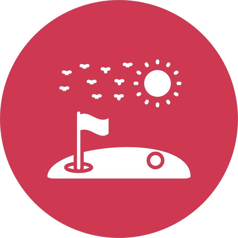 Golf Stylized Tech Element vector