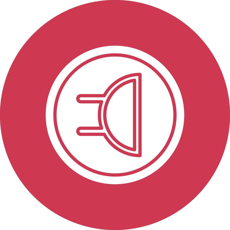 Microphone Clean Grid Icon vector