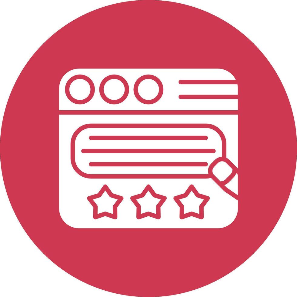 Rating Sleek Graphic Mark vector