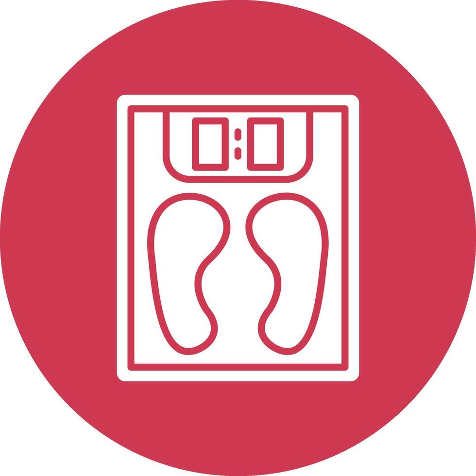 Weight Crisp Flat Art vector