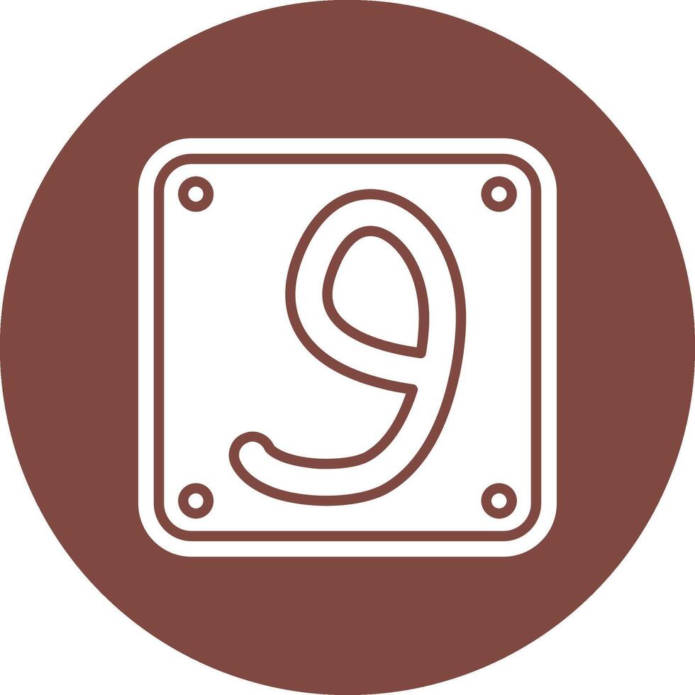 Arabic Language Playful Line Icon vector