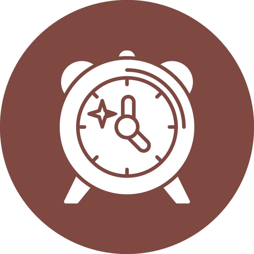 Clock Vibrant UI Element vector