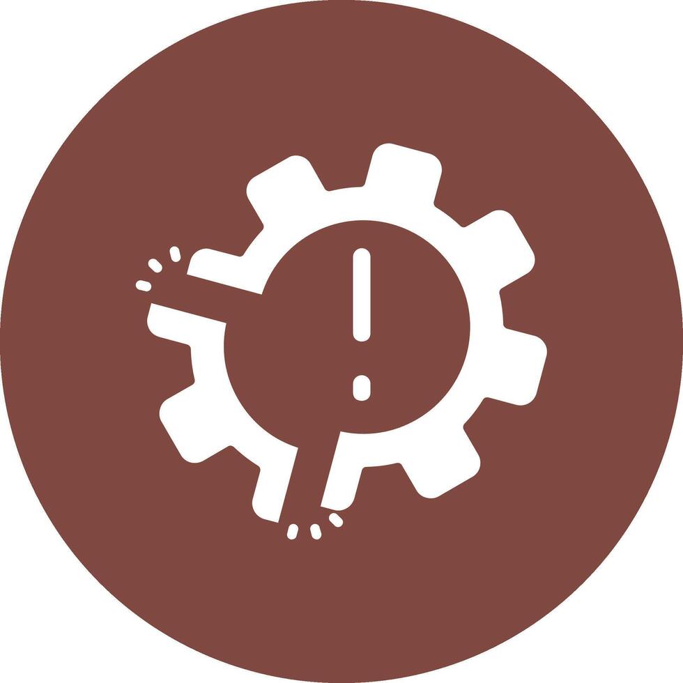 Disruption Solid Fill Design vector