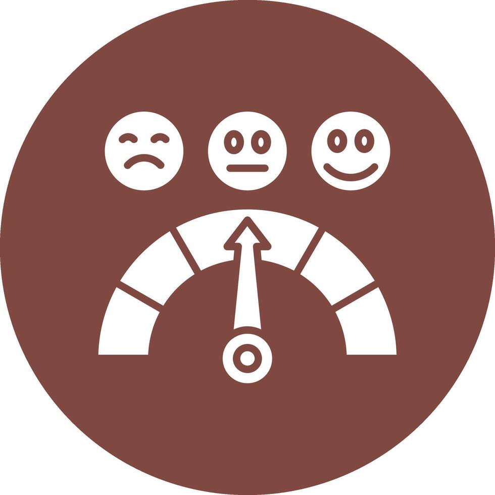 Meter Shadowed Icon Style vector