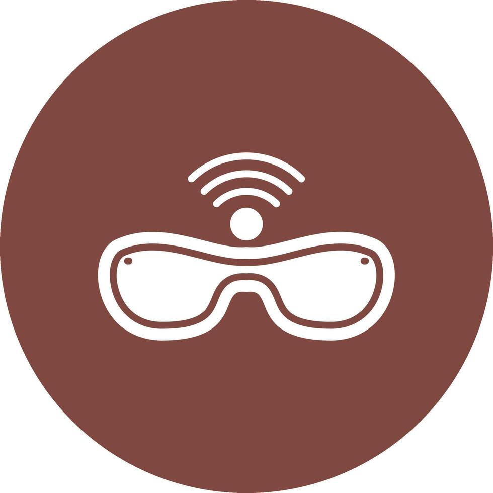 Smart Glasses Creative Interface Art vector