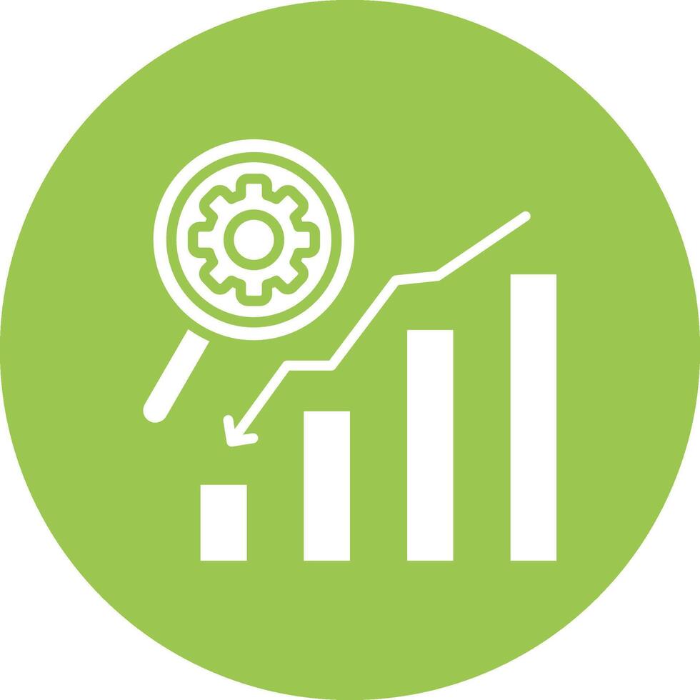 Analytics Pastel Theme Icon vector