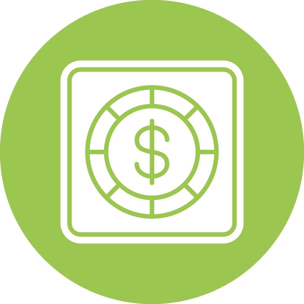 Dollar Digital UI Element vector