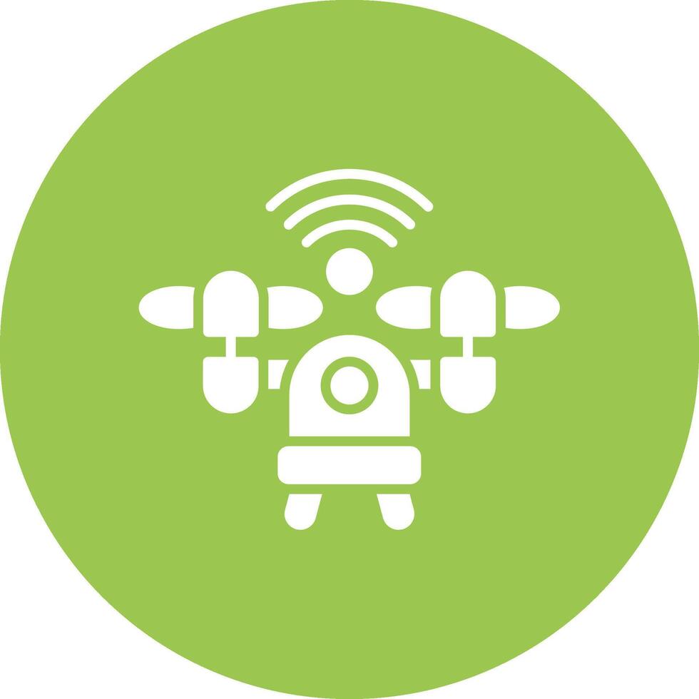 Drone Thin Line Design vector