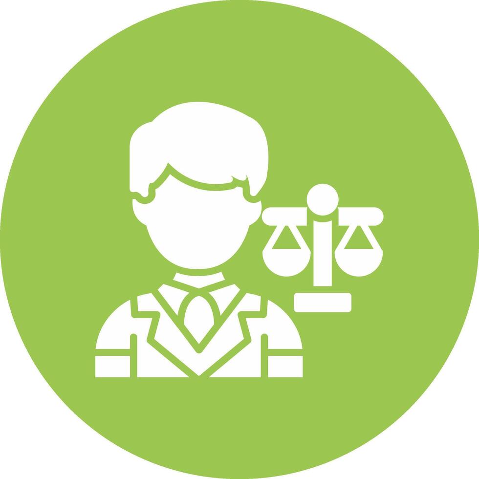 Lawyer Geometric Shape Symbol vector