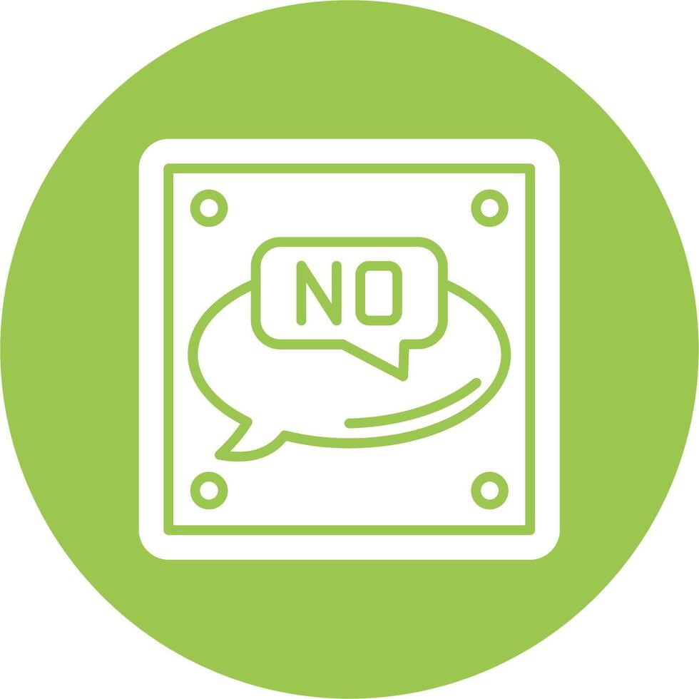 No Thin Line Design vector